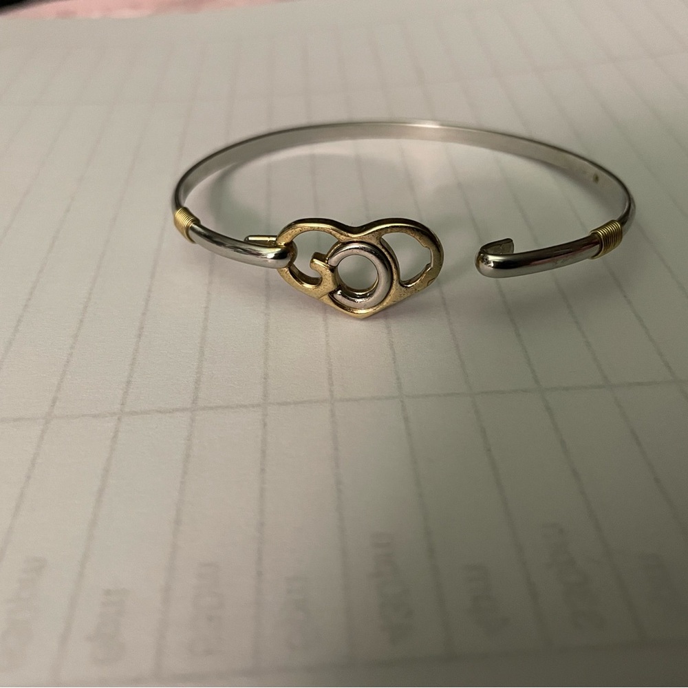 Elegant Gold and Silver Bracelet